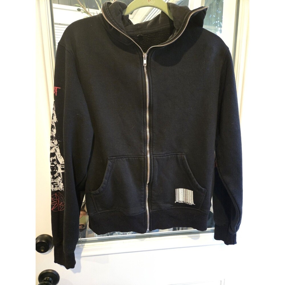 Slipknot Barcode Full Zip Hoodie Adult Small Hooded Sweatshirt Unisex